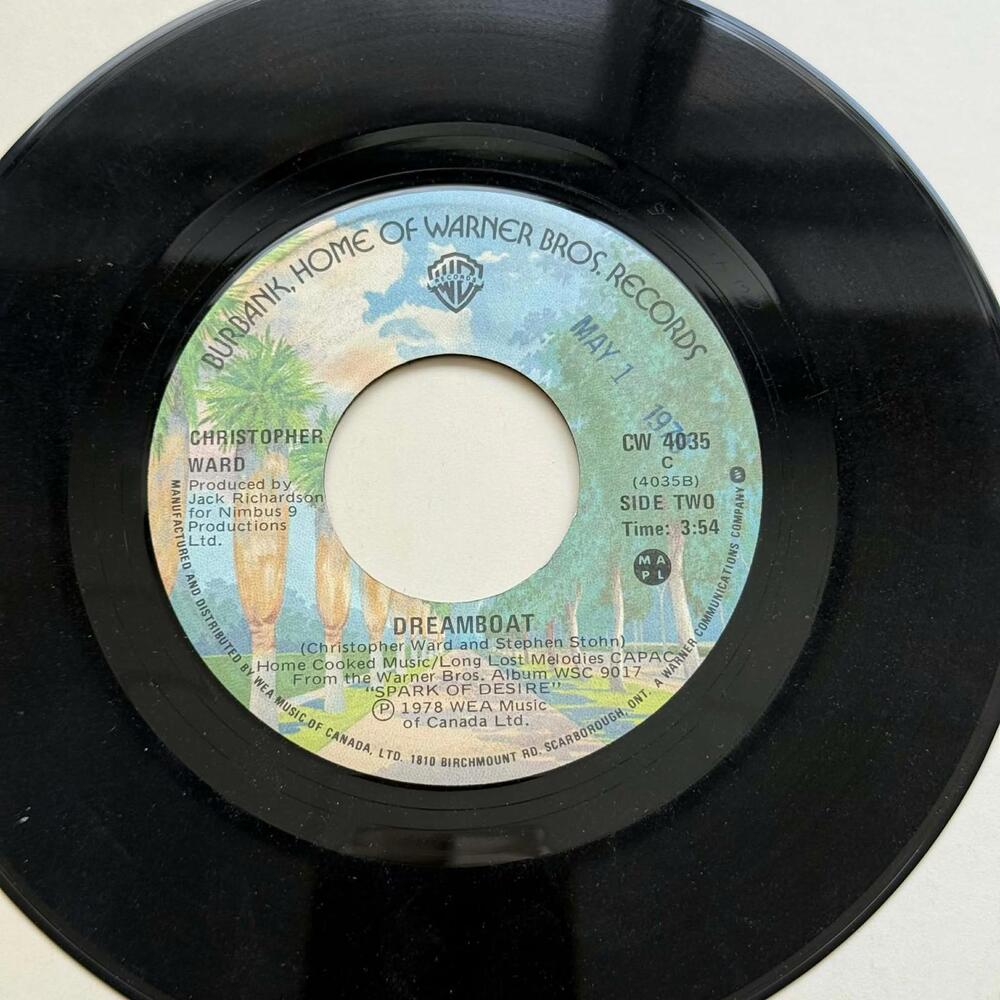 Christopher Ward - Maybe Your Heart/Dreamboat 45rpm VG+ R23